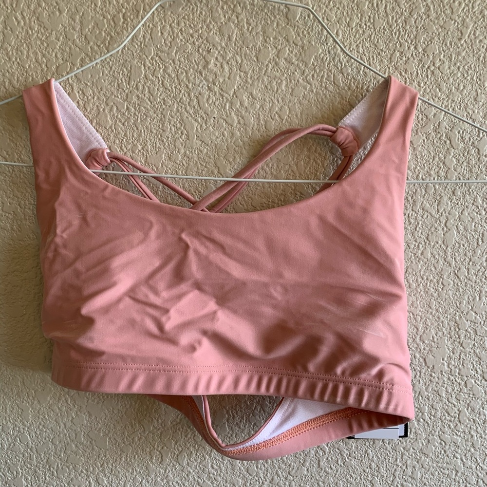 Pink Sports Bra